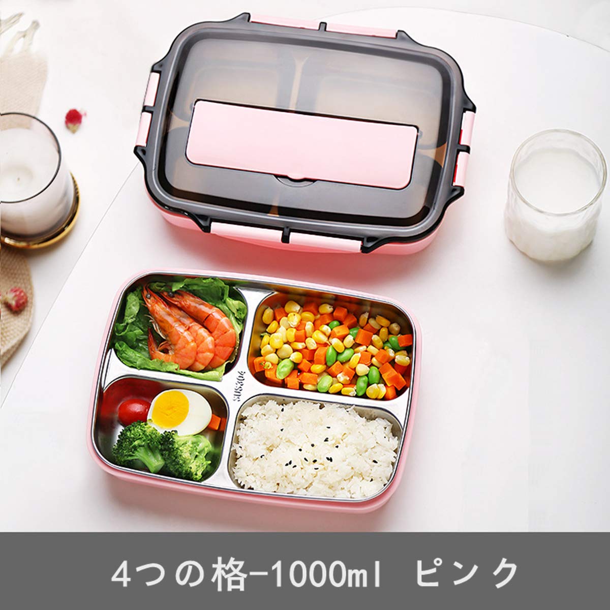 304ステンレス鋼 保温弁当箱 大容量*5 Amazon | 保温弁当箱 304ステンレス 格分けランチボックス 水を